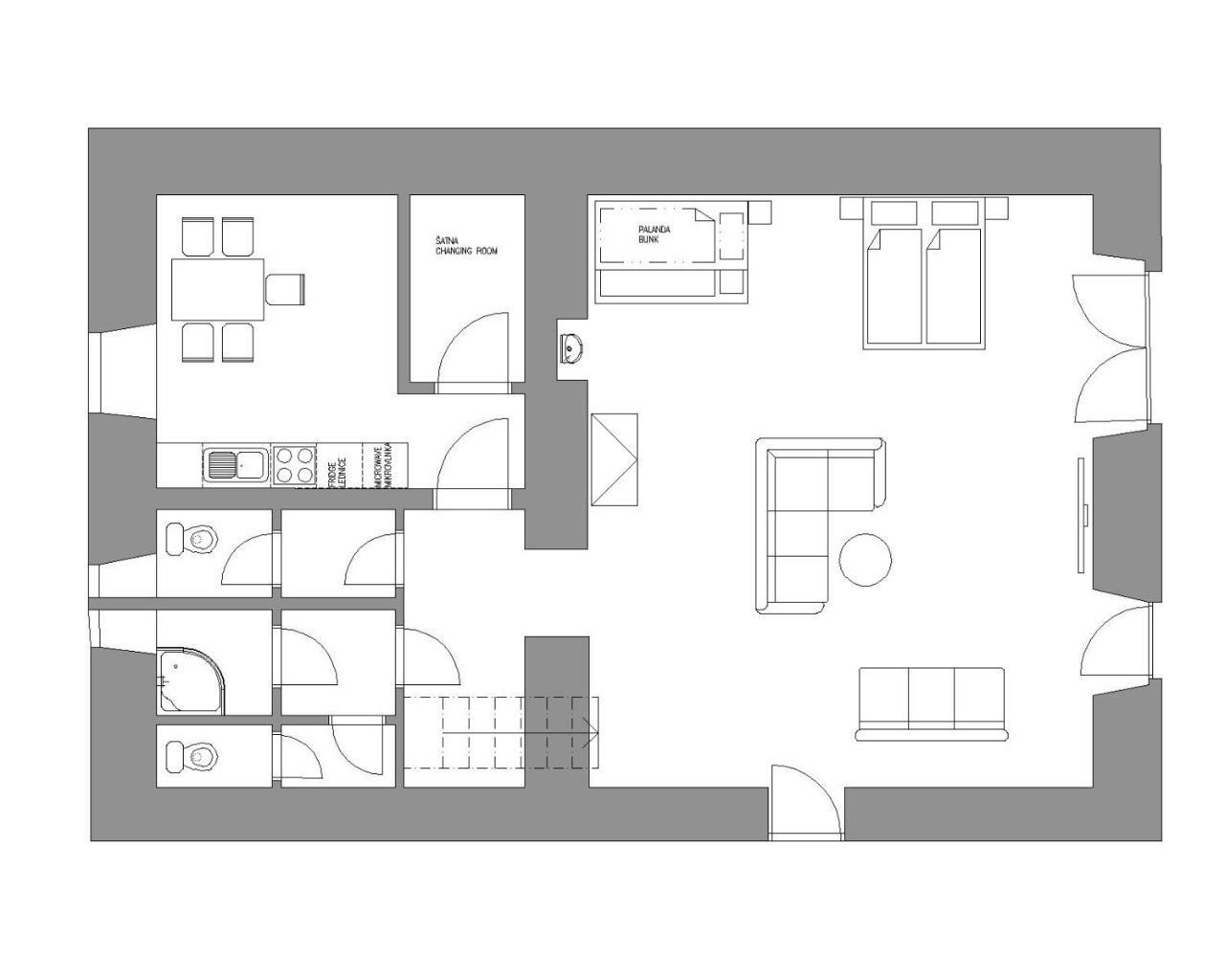 Apartmány na Šumavě Kasperske Hory Esterno foto